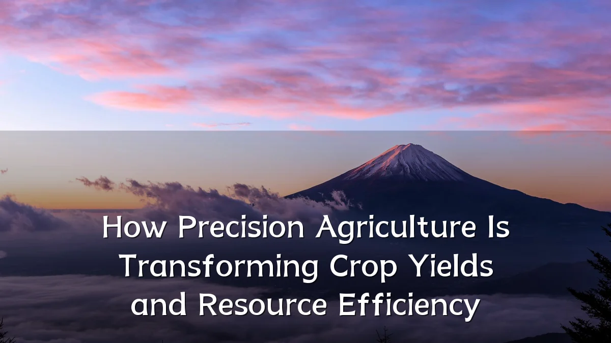 How Precision Agriculture Is Transforming Crop Yields and Resource Efficiency