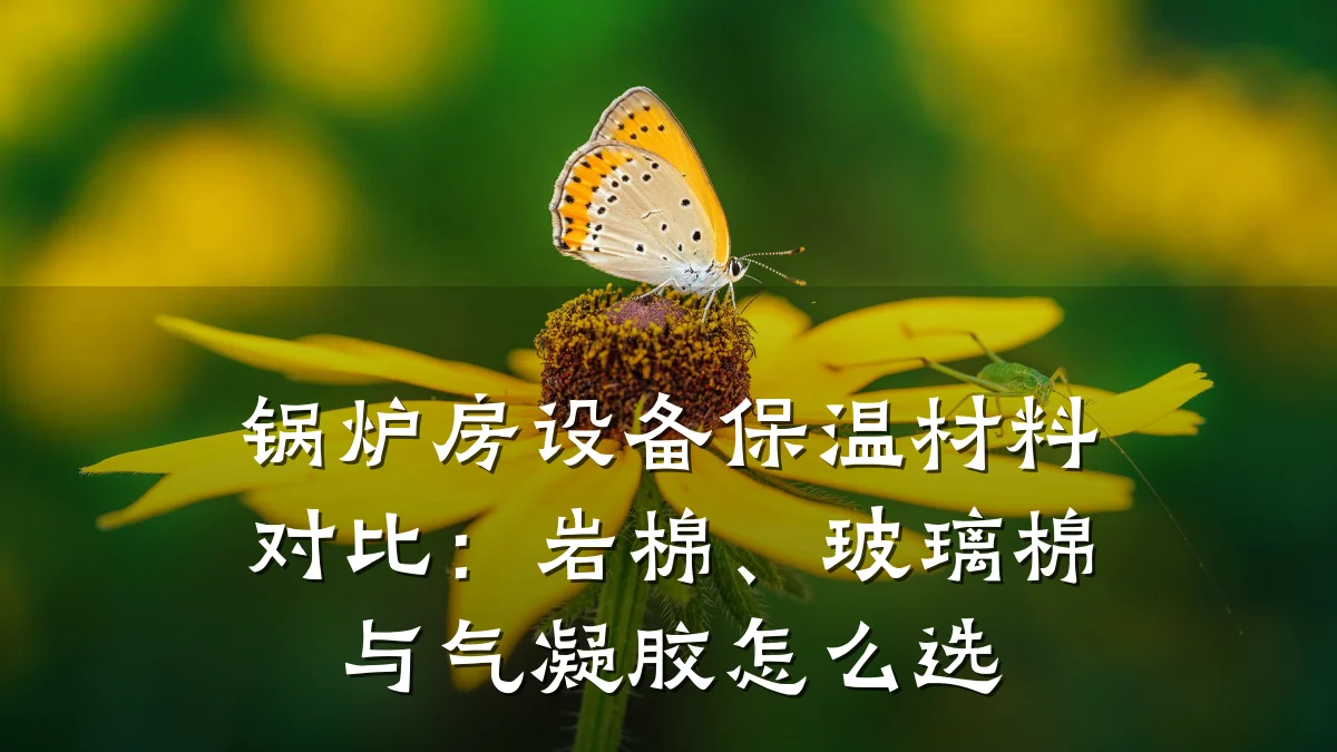 锅炉房设备保温材料对比:岩棉、玻璃棉与气凝胶怎么选