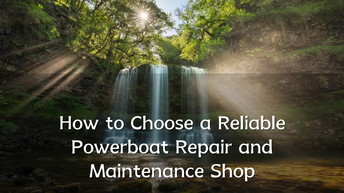 How to Choose a Reliable Powerboat Repair and Maintenance Shop