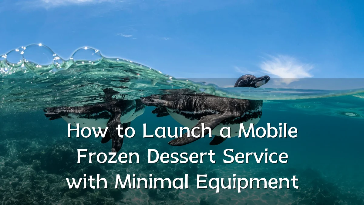How to Launch a Mobile Frozen Dessert Service with Minimal Equipment