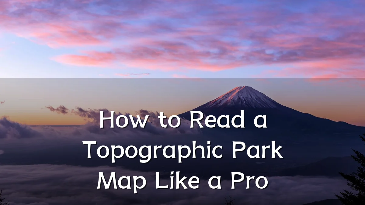 How to Read a Topographic Park Map Like a Pro