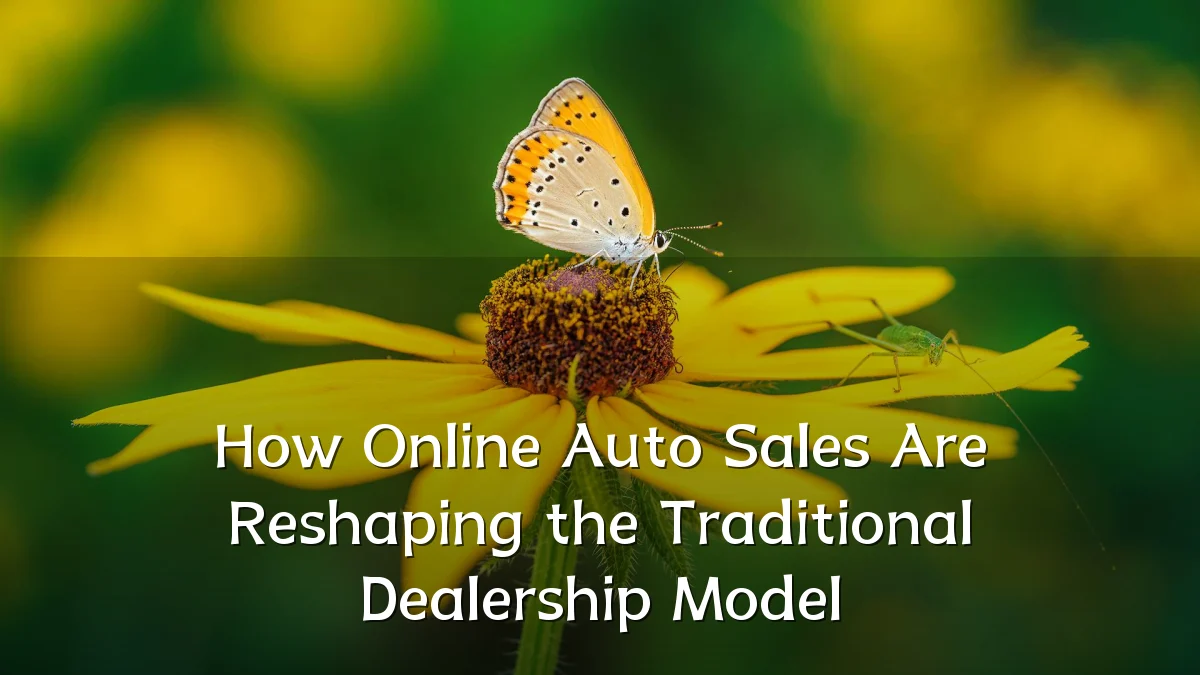 How Online Auto Sales Are Reshaping the Traditional Dealership Model