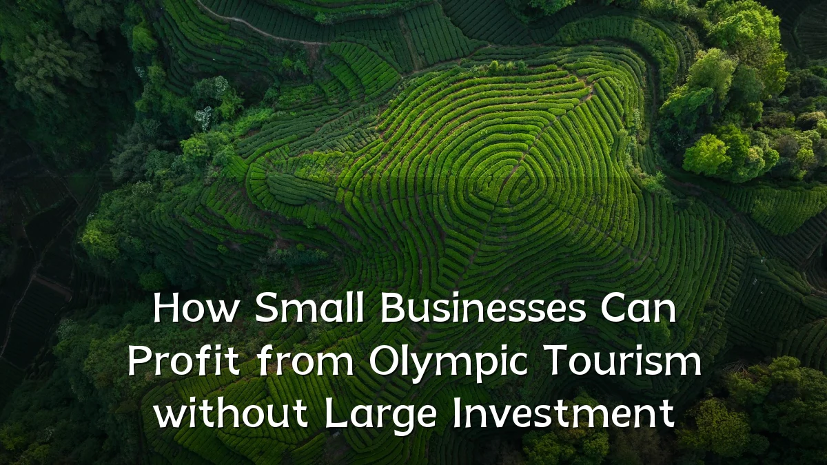 How Small Businesses Can Profit from Olympic Tourism without Large Investment