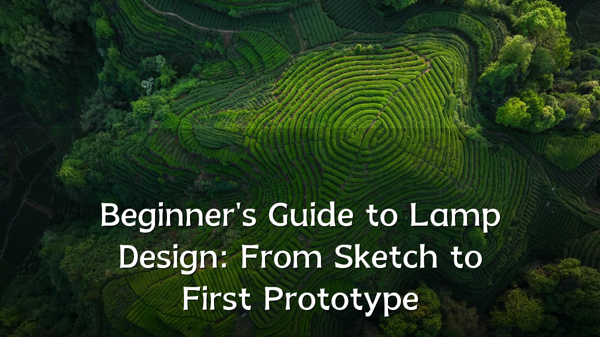 Beginner's Guide to Lamp Design: From Sketch to First Prototype