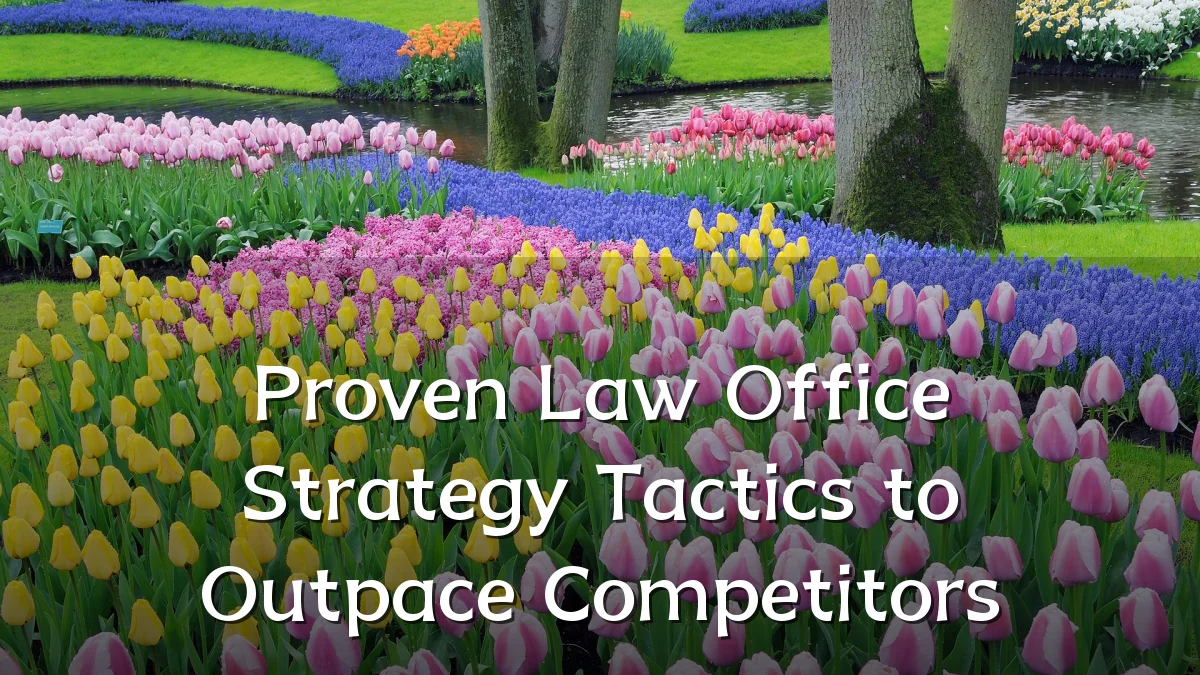 Proven Law Office Strategy Tactics to Outpace Competitors
