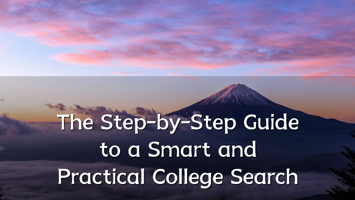 The Step-by-Step Guide to a Smart and Practical College Search