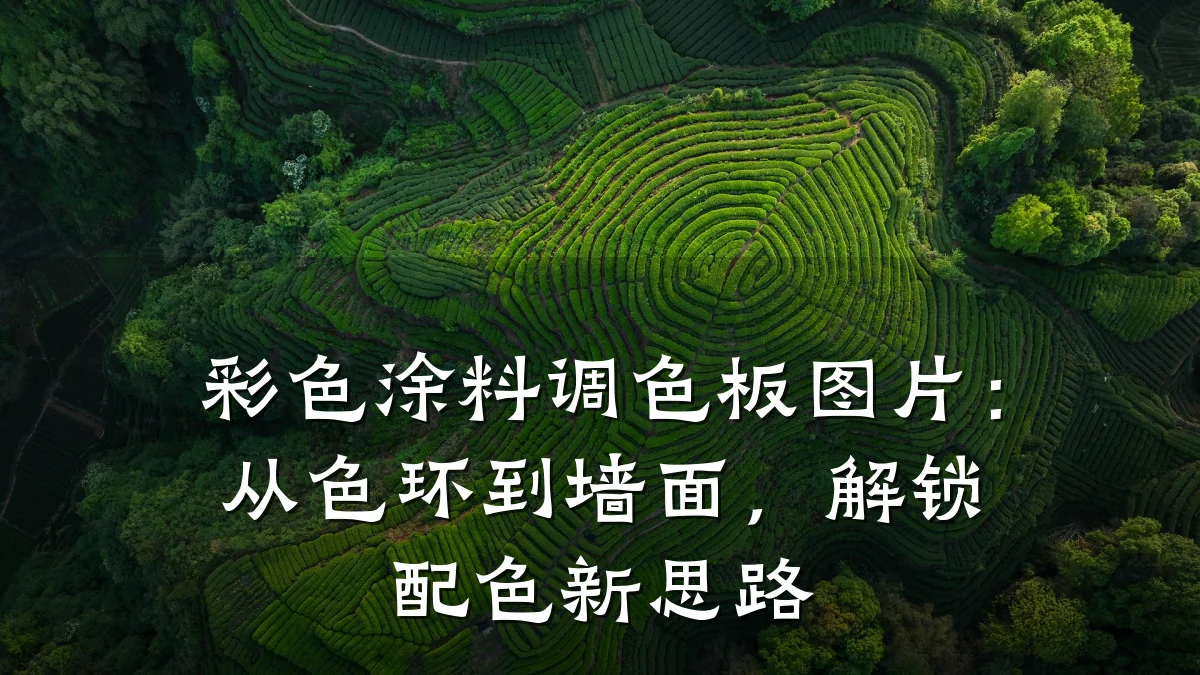 彩色涂料调色板图片：从色环到墙面，解锁配色新思路